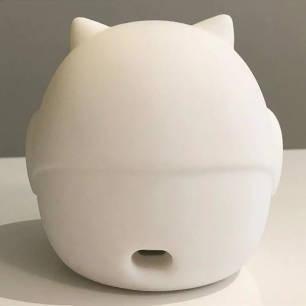 Светодиодный ночсветильник с милой мультяшной совой силиконовая лампа в виде