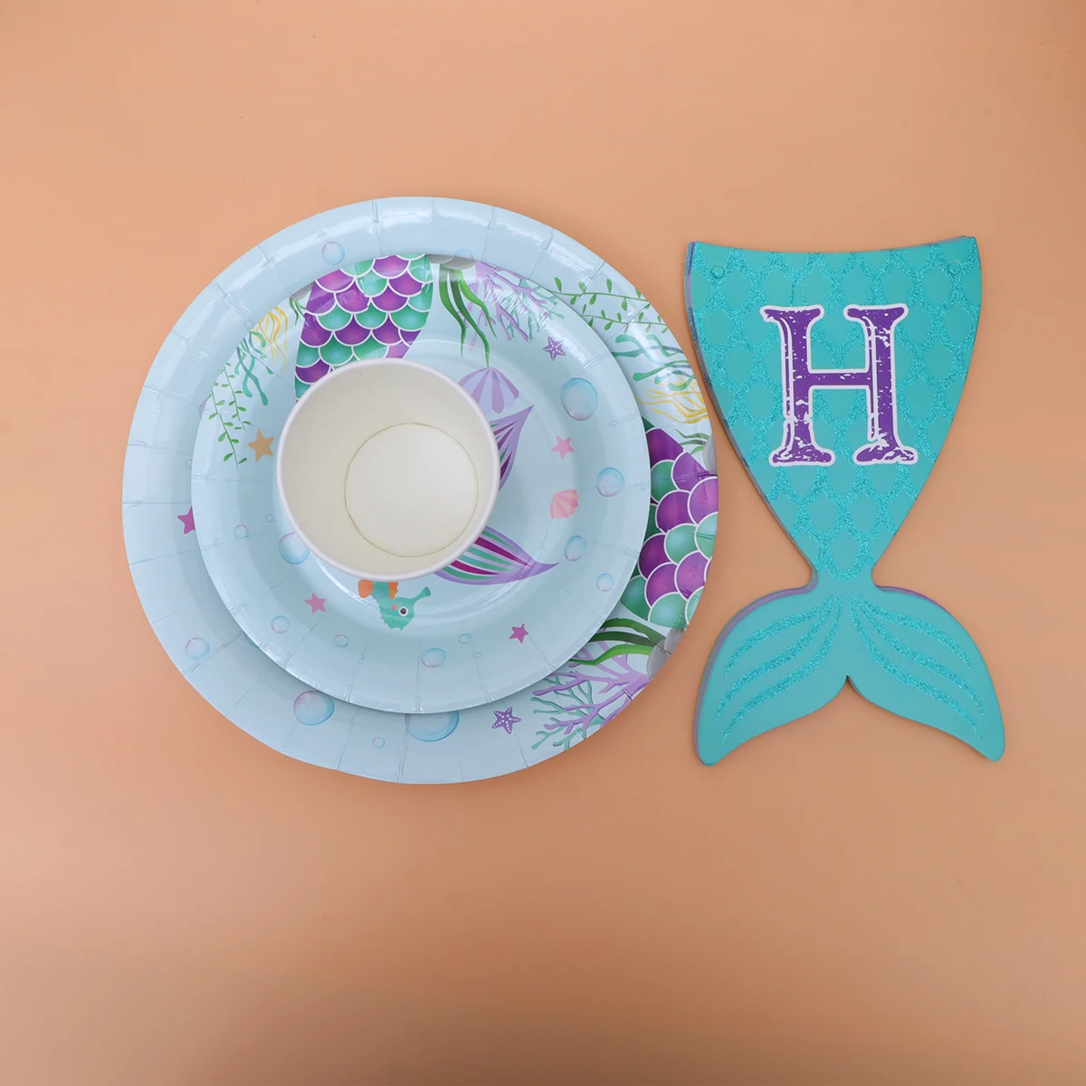 31 шт маленькие вечерние Русалочки банты баннер для вечеринки в честь Дня