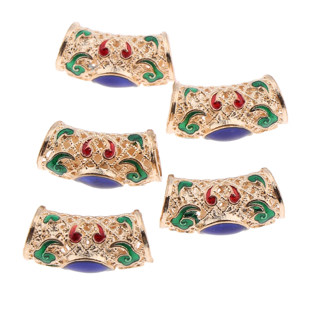 

20pcs Beautiful Hair Decoration Hair Braid Rings Circle Aluminum Cuff Clips Tibetan Hairstyling Jewelry