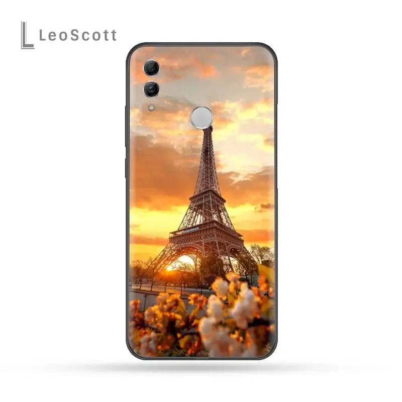 

France Paris the Eiffel Tower Phone Case For Huawei Honor 7C 7A 8X 8A 9 10 10i Lite 20 NOVA 3i 3e