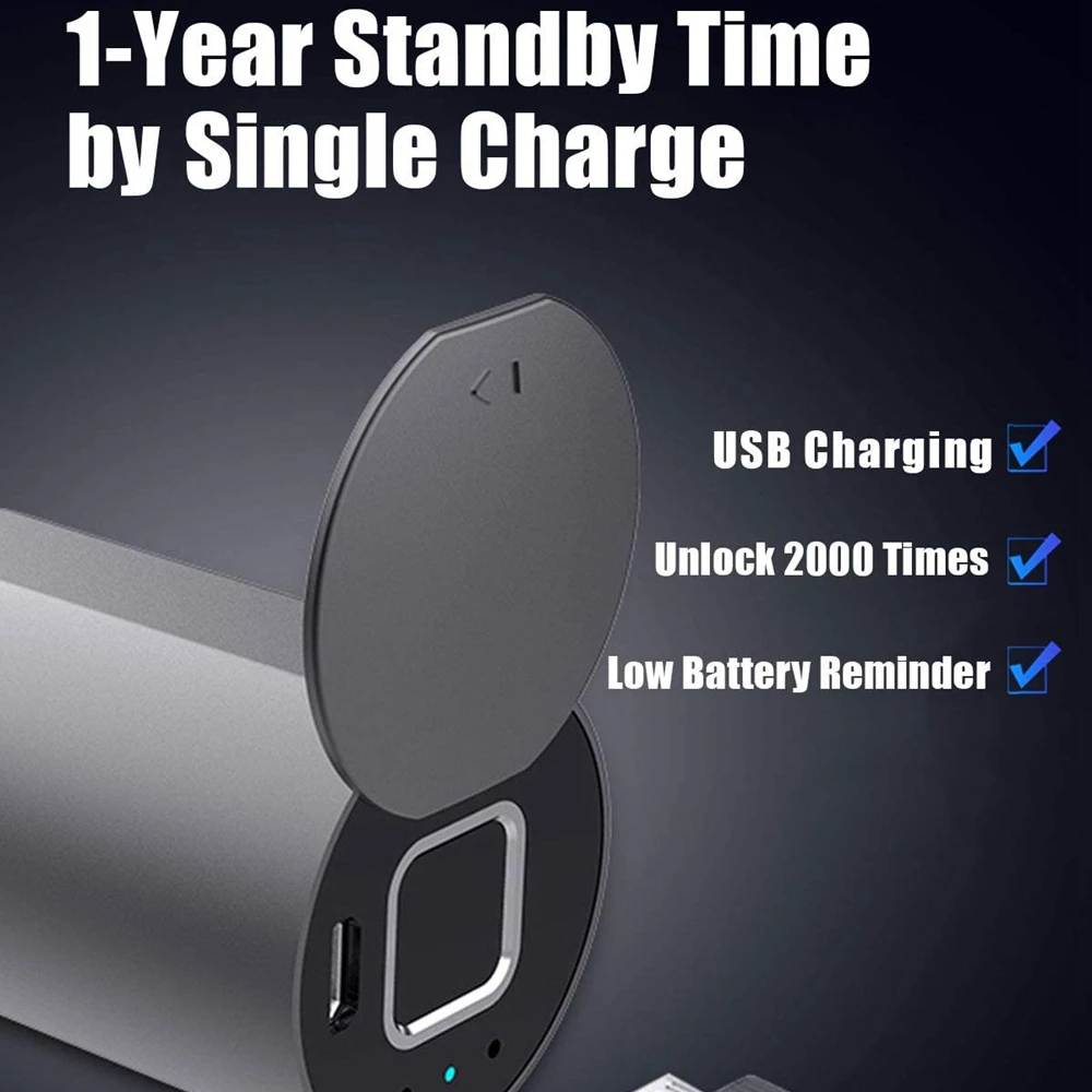 

Bluetooth bicycle Steel Cable Lock Fingerprint Two Models IP65 Waterproof Heavy Duty Cable Locks for Bike Motorcycle Door Fence