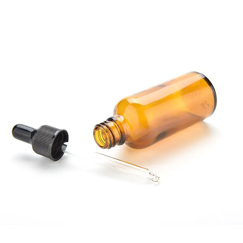 

10/15/30/50/100ml Reagent Eye Dropper Amber Glass Bottle Lotion Sprayer Essential Oil Spray Aromatherapy Liquid Pipette Bottle