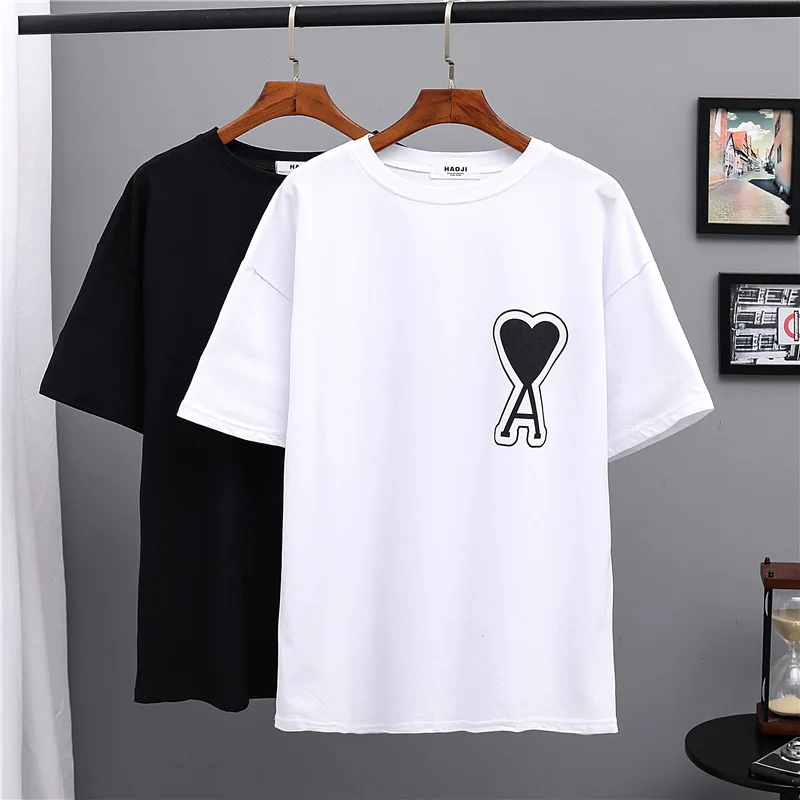 

Womens Short Sleeve Casual Round Neck Loose Tunic Top T-Shirt spring summer autumn winter t shirt White