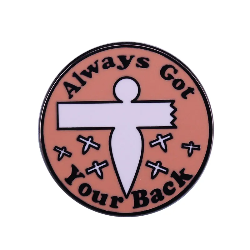 Жесткая эмалированная булавка с изображением бумажных птиц|Броши| |