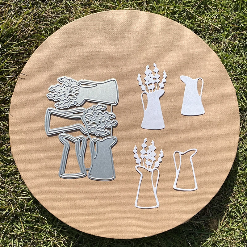 

CH 2021 New Arrival Potted plants Stencil Metal Cutting Dies For Scrapbooking Practice Hands-on DIY Album Card Craft Decoration