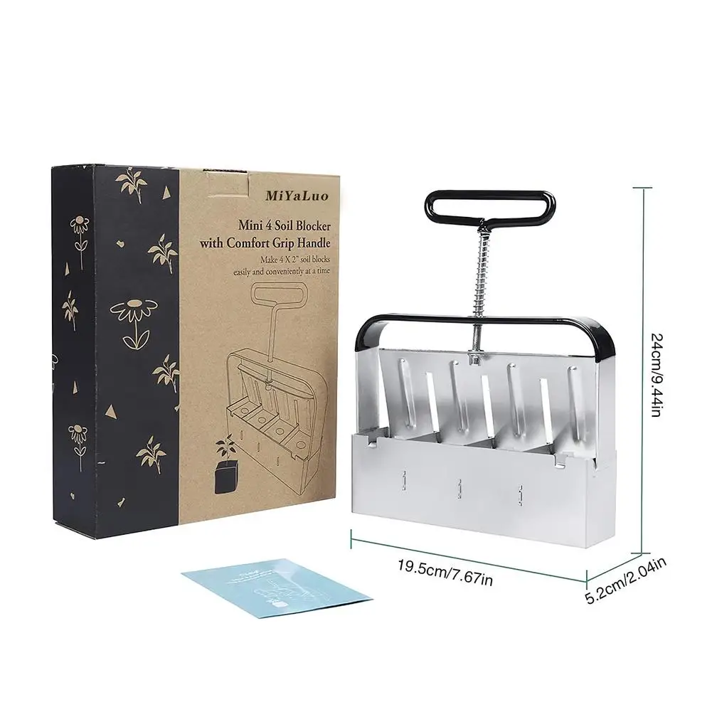 Инструмент для блокировки почвы ручной инструмент 2 дюйма саженцев и