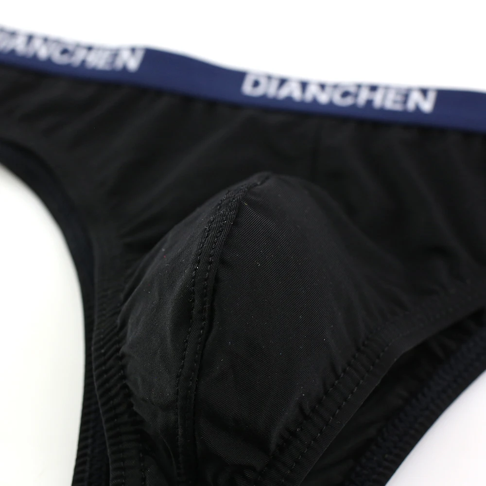 

Elastic Seamless Briefs Mens Jockstrap Shorts Underwear Ultra-Thin Breathable Briefs Cueca Ice Silk Low Waist Soft Underpants A5