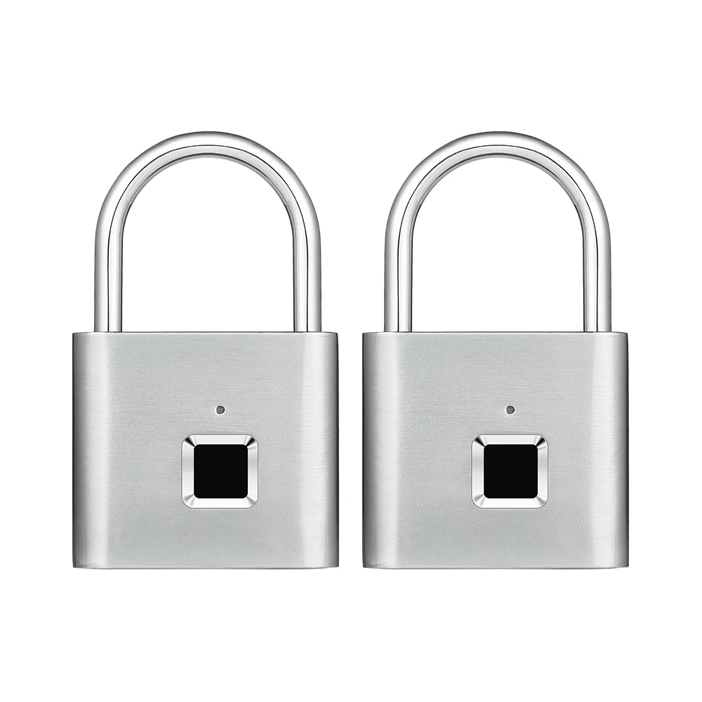 kit 3 Умный Замок с отпечатком пальца, USB Перезаряжаемый электронный домашний Противоугонный замок для безопасности, замок для двери, замок для багажа - Цвет: kit 3