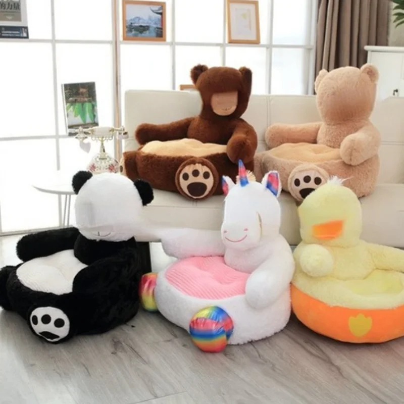 

cute bear panda unicorn duck plush toy child sofa kids plush chair manufacturers kids baby chair