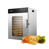 fruit dryer food dehydrator dryer 812 layers commercial household vegetables pet snacks stainless steel food dryer led display