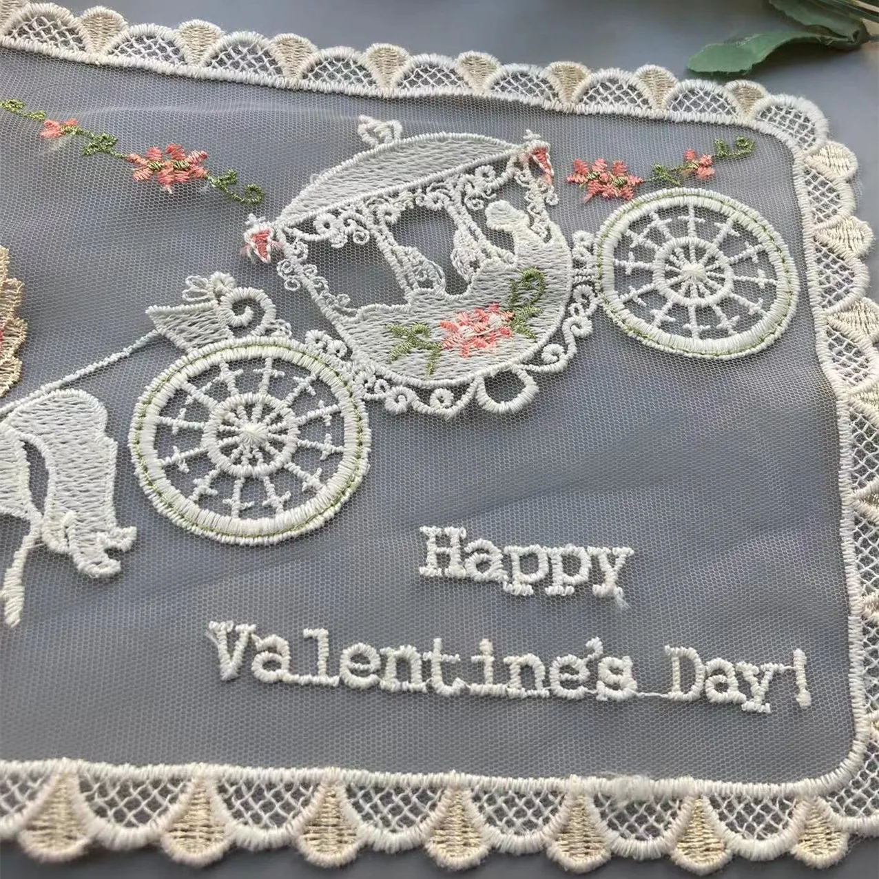 Красивое кружевное цветочное оформление 20*28 см для дивана занавески покрывала