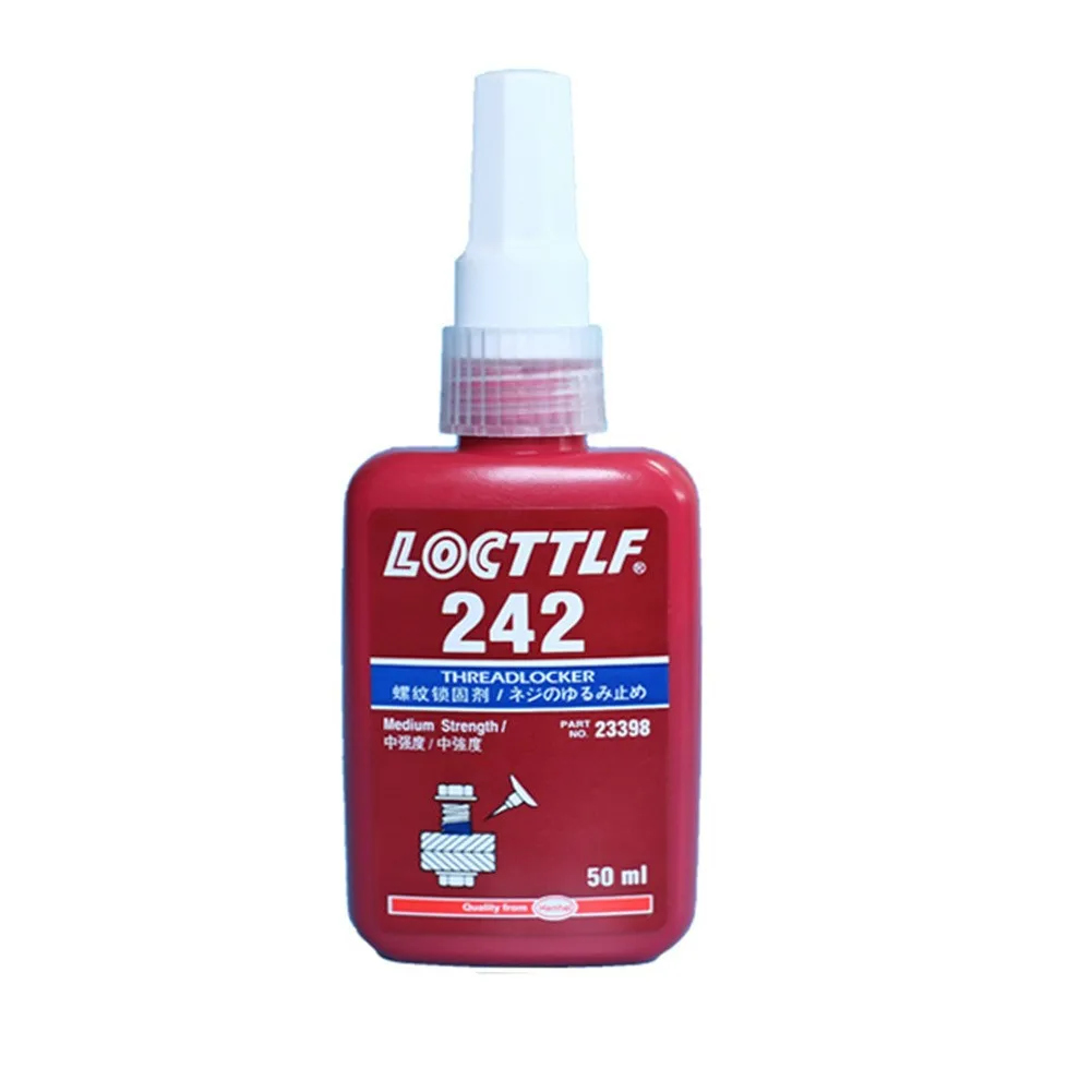 

50ML 242 Medium Strength Threadlocker Screw Lock Anaerobic Adhesive Sealer Sealing Glue Metal Thread Sealants Workshop LOCTTLF