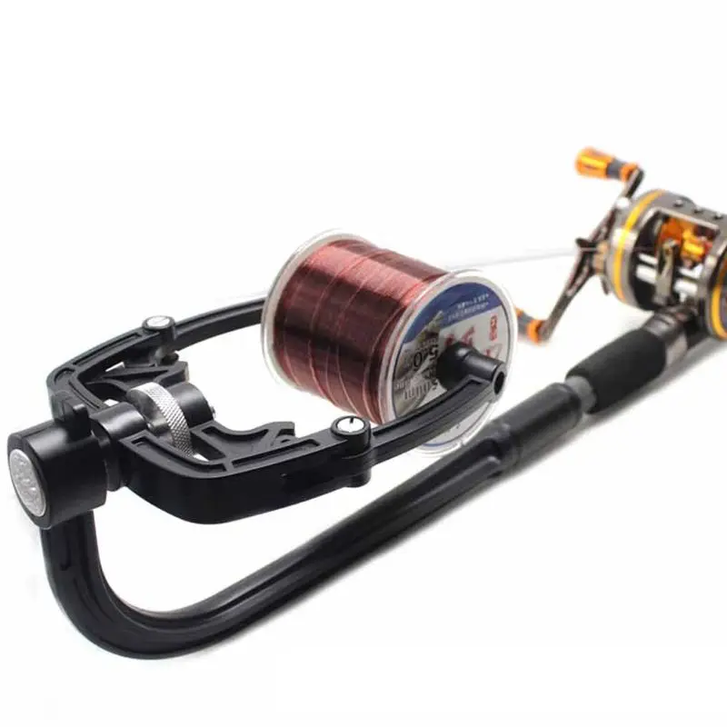 Fishing Line Winder Spooler Machine Spinning Reel Spooling Station System Multifunction Portable Manual Winding Coil Cable Tools