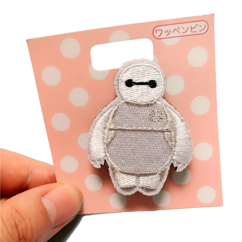 Мини-брошь с вышивкой из ткани изображением персонажей мультфильма Disney Baymax