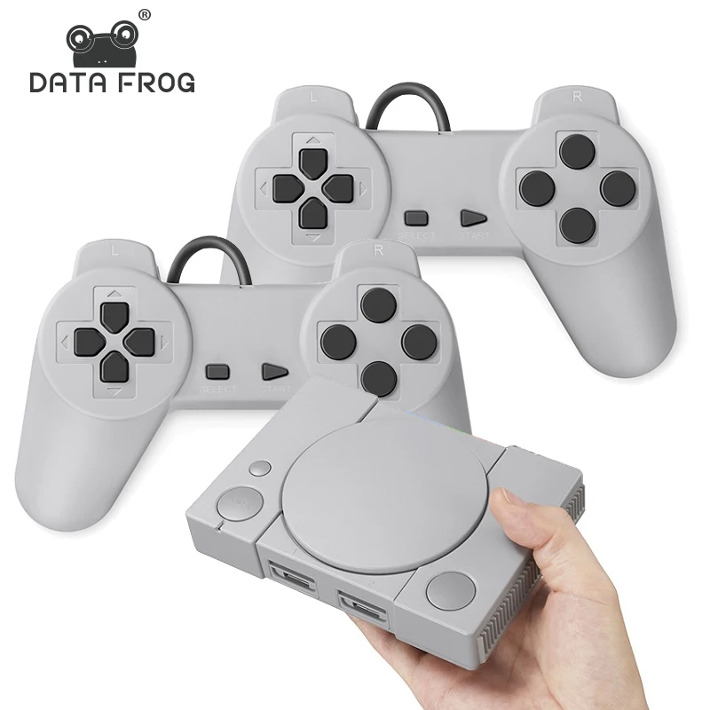 

Data Frog Retro Mini 620 Video Dendy Game Console Two Players 8 Bit for NES Wired Classic Game Console AV OUT Family TV Console