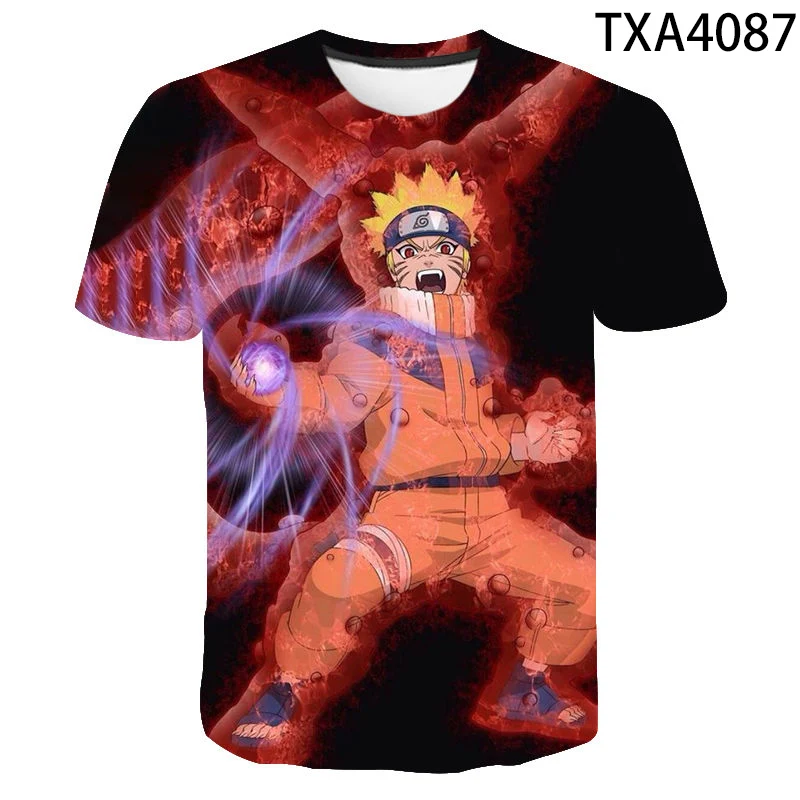 

2021 Summer New Men's T-shirt 3d Printing Japanese Popular Cartoon Anime Fashion Casual Short-sleeved Shirt
