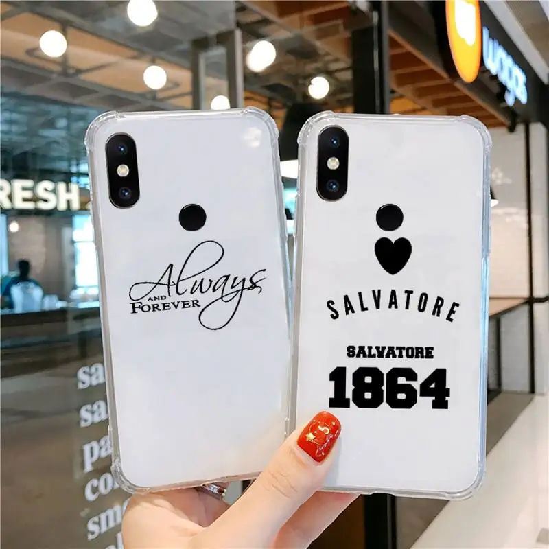 

The Vampire Diaries tv series Phone Case Transparent for xiaomi Redmi note k 7 6 40 9 6 5 10 11 A T se pro lite ultra
