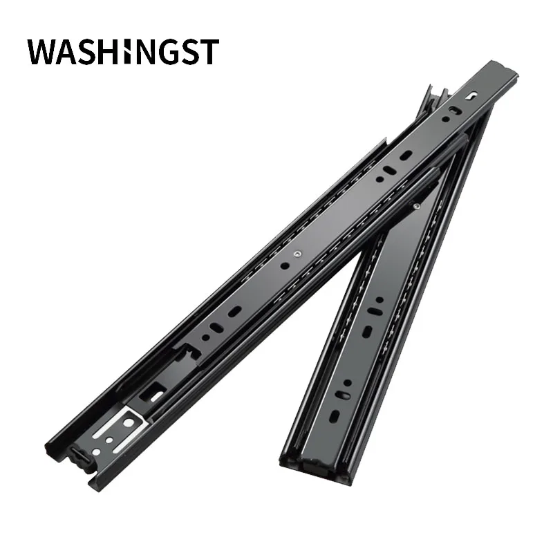 

WASHINGSTR 8 ''-24'' дорожка для выдвижных ящиков, холоднокатаная сталь, три секции, полная выставка, ширина 45 мм