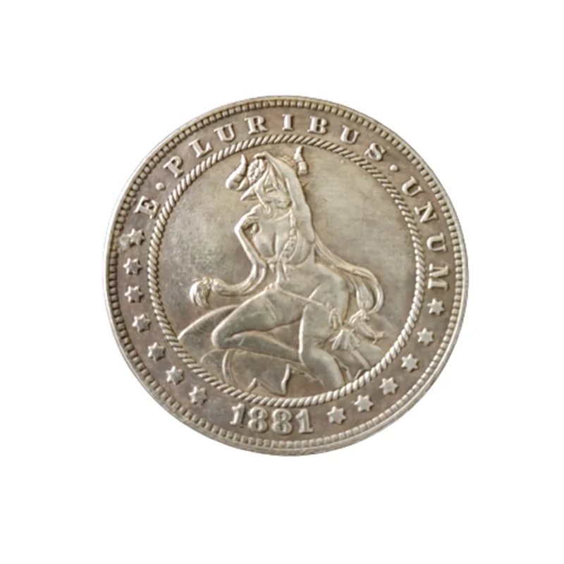 

Hobo Nick 1881-CC American Morgan Dollar Coin Type 132