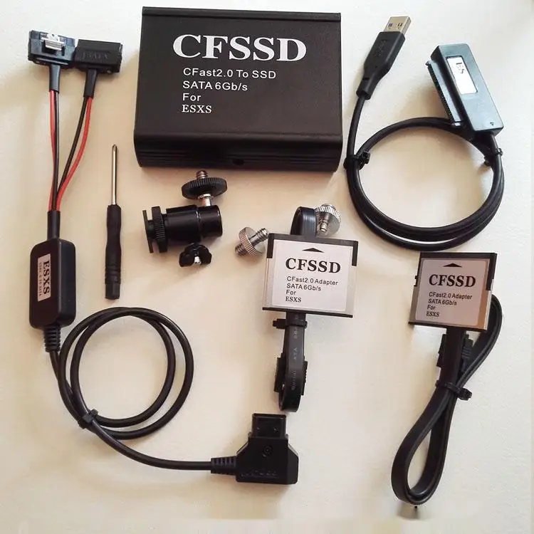Para Esxs Cfast2.0 a SSD Ursa Mini A USB 3,0, lector de tarjetas Exssd-0