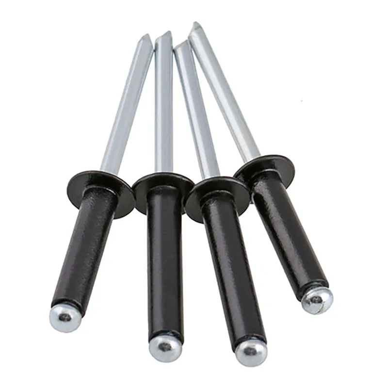 

Pop Rivets Aluminium Open Dome Head Blind Rivet Black M4