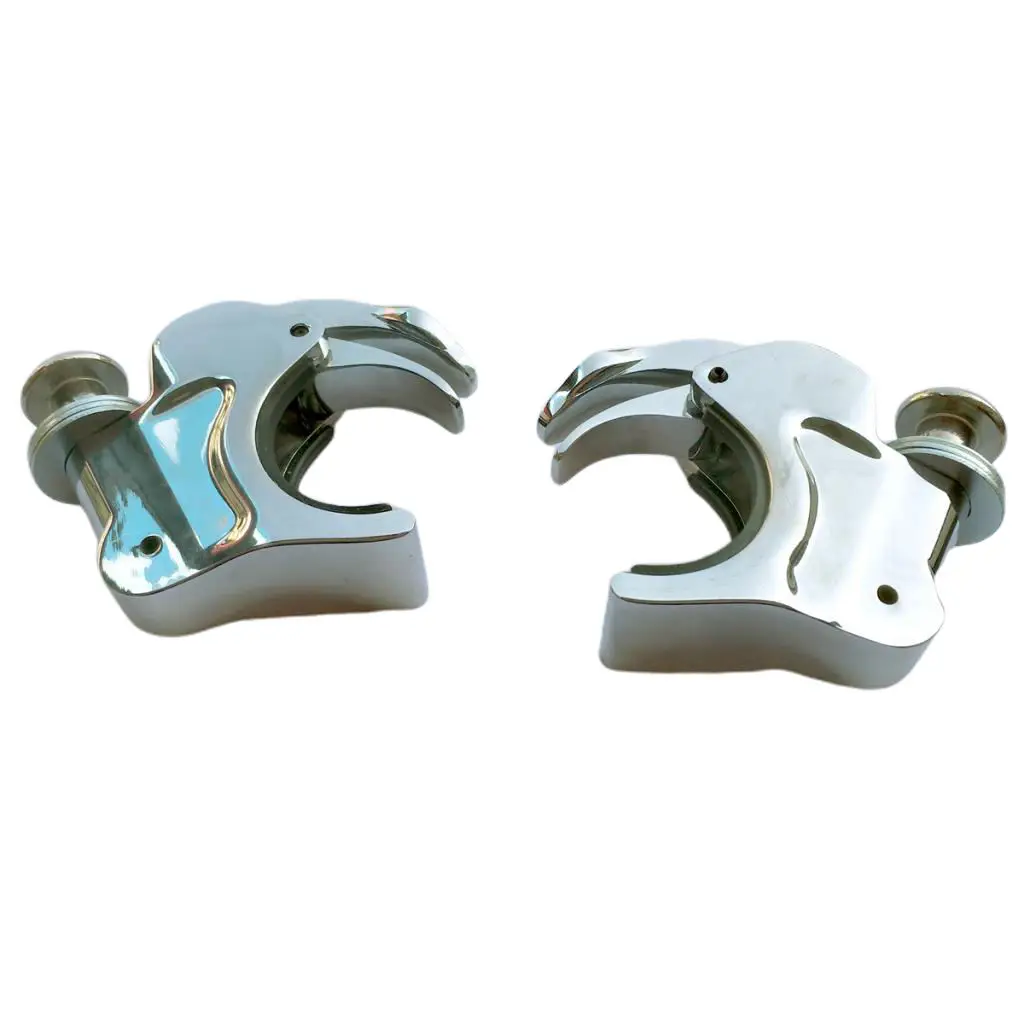 

2X Motorcycle 41mm Forks Quick Release Windshield Clamps for