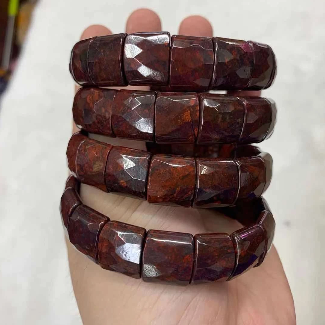

Brecciated Jasper Stone Bracelet Natural Gemstone Jewelry Bangle For Man For Woman Wholesale !