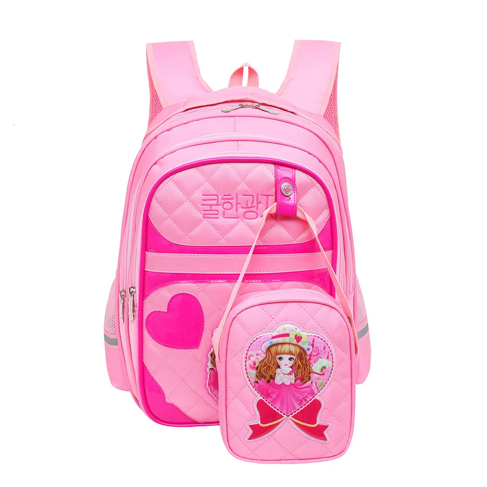Orthopedic Children School Bag 2023 Backpack Girls Kids Cartoon princess school backpack set Mochila Infantil Primary schoolbags