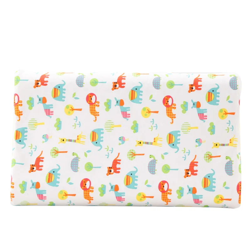 NOYOKE Breathable Latex Baby Anti-Apnea Pillows Skin-friendly Cottoon Pillowcase for Children Kids Cervical Neck Care | Дом и сад