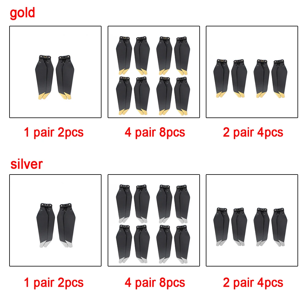 Быстросъемные низкошумные пропеллеры 8331 отличные шумоподавляющие для DJI Mavic PRO
