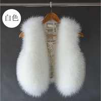 womens fur vest 2021 new arrival autumn and winter imitation fox fur vest womens street casual sleeveless women jacket vest