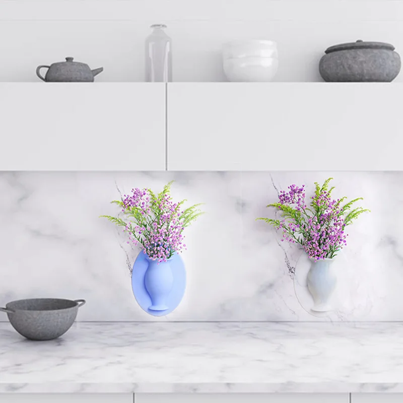 Силиконовая наклейка без перфорации и вставки Цветочная организация наклейки настенные украшения стерео