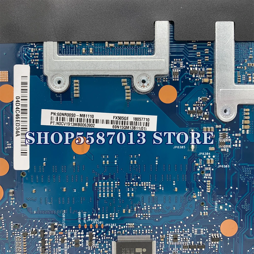 

FX505GE for ASUS FX505GD/MB FX86F FX505GM laptop motherboard FX505G mainboard test OK I7--8750HQ cpu GTX1050TI