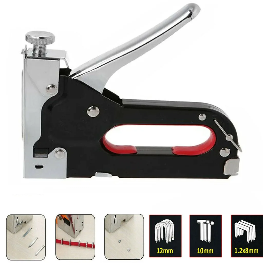 Сверхмощный штапельный гвоздь 3 в 1 DIY обивка ручной штапель