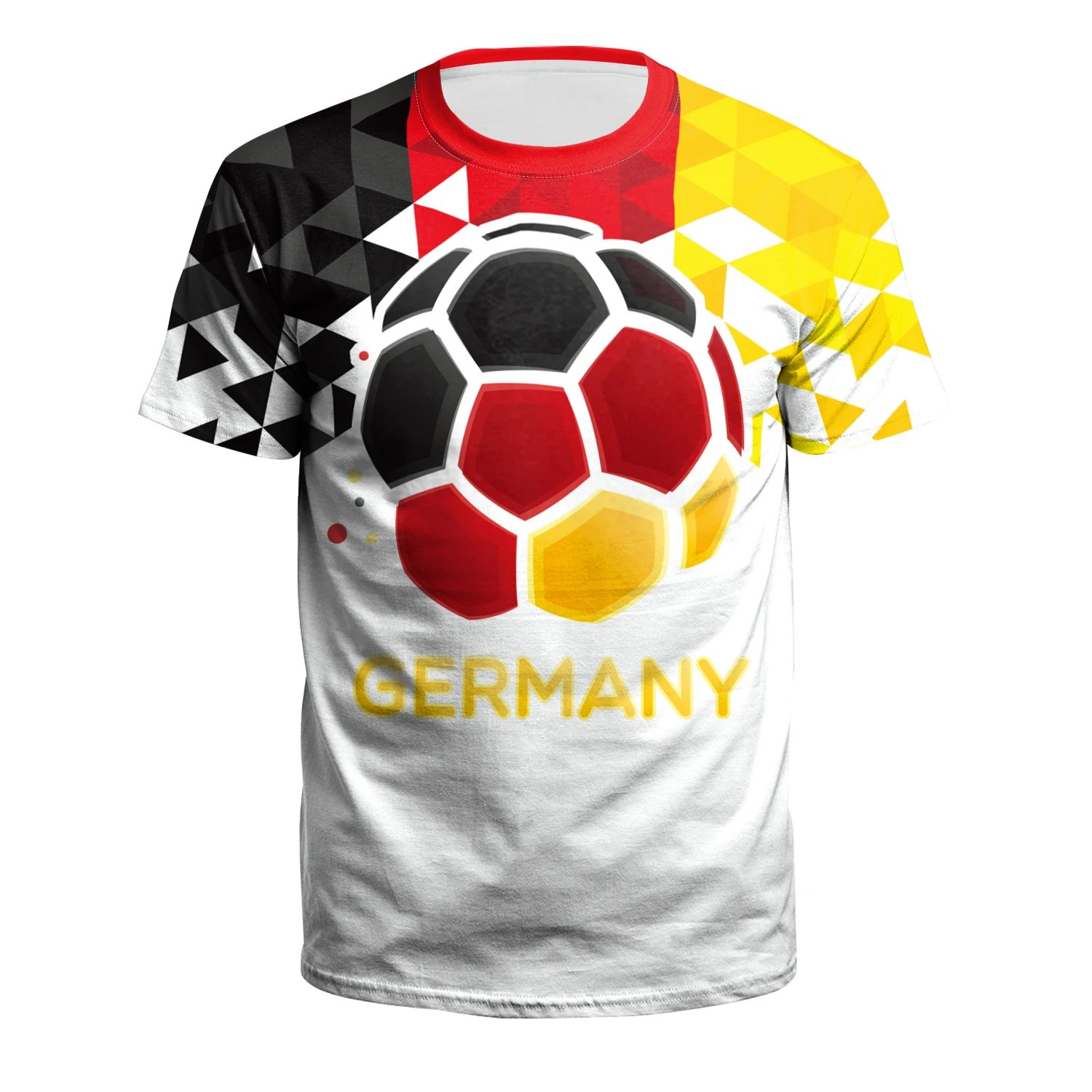 NADANBAO Summer Men/Women Casual Germany Team Football Jerseys Sport Tee Tops 3D Printing Soccer Jersey Fitness Shirt Plus Size