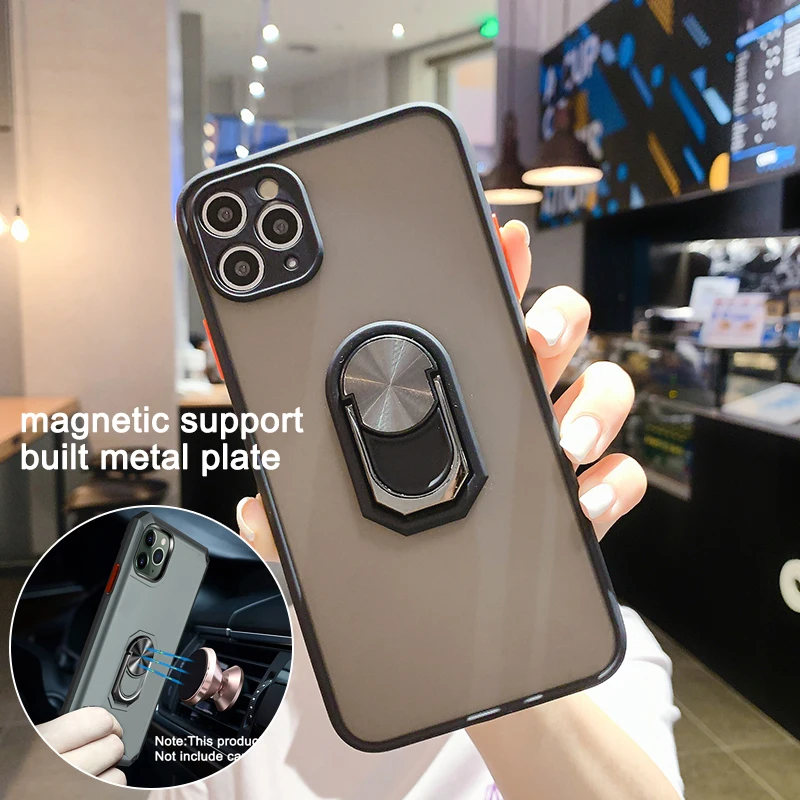 Великолепный чехол-подставка с кольцом для iPhone 11 6 6S 7 8 Plus SE 2020 чехол телефона Pro Max