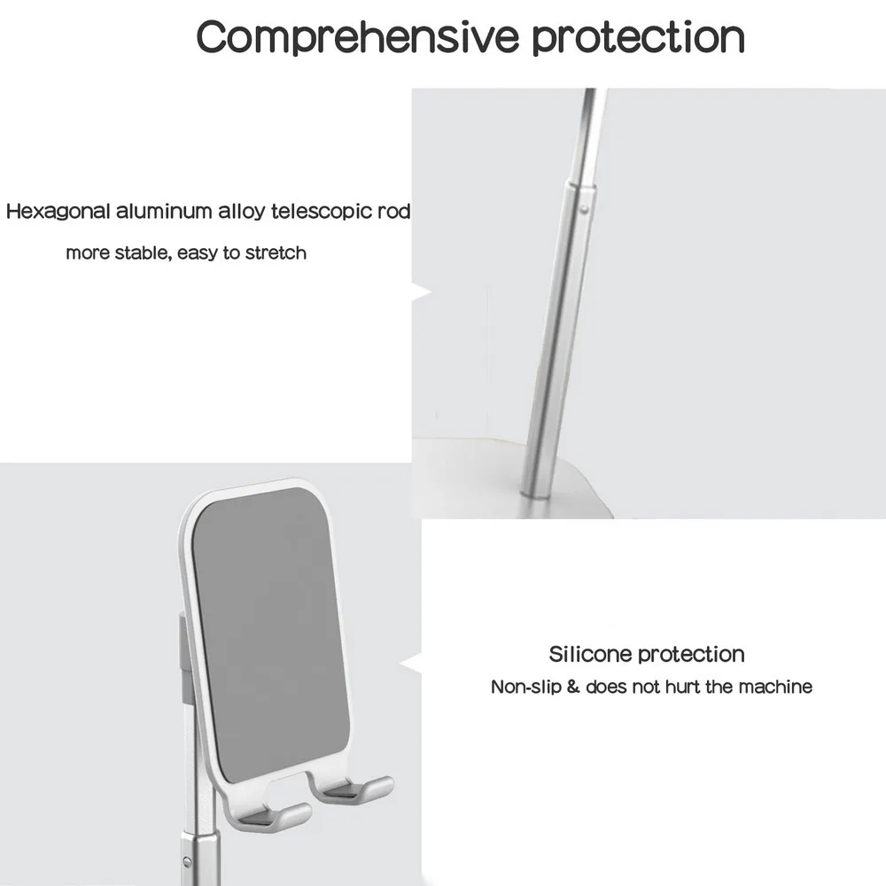 

Universal Adjustable Desk Phone Holder Tablet Holder Phone stand For Desk Stand & iPad Tablet Desk Holder