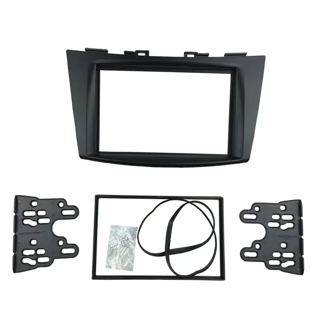 Двойной 2 Din автомобильный радиоприемник для Suzuki Swift 2011+ CD DVD стерео панель тире отделка монтажный комплект лицевая рамка