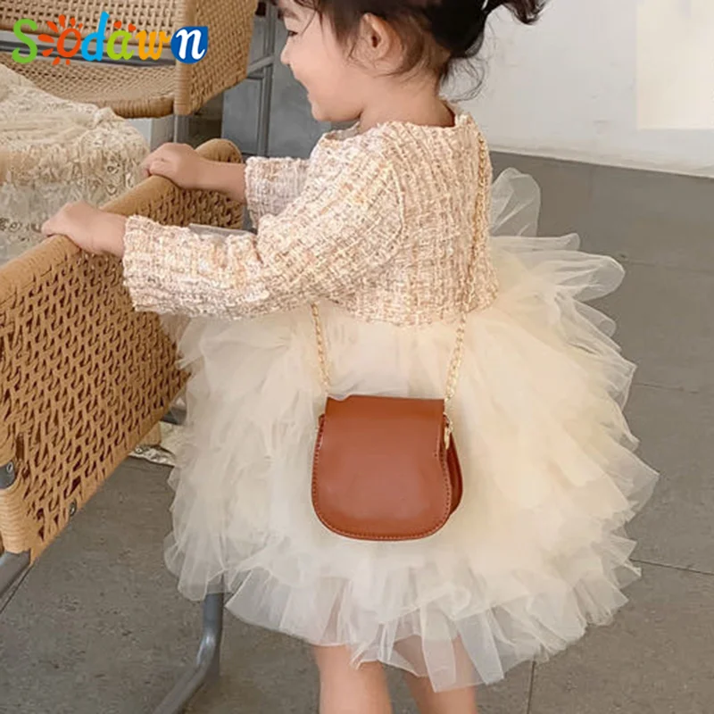 

Праздничное платье принцессы Sodawn на лето, весну, осень, день рождения, одежда для девочек, детская одежда, вечернее платье для девочек