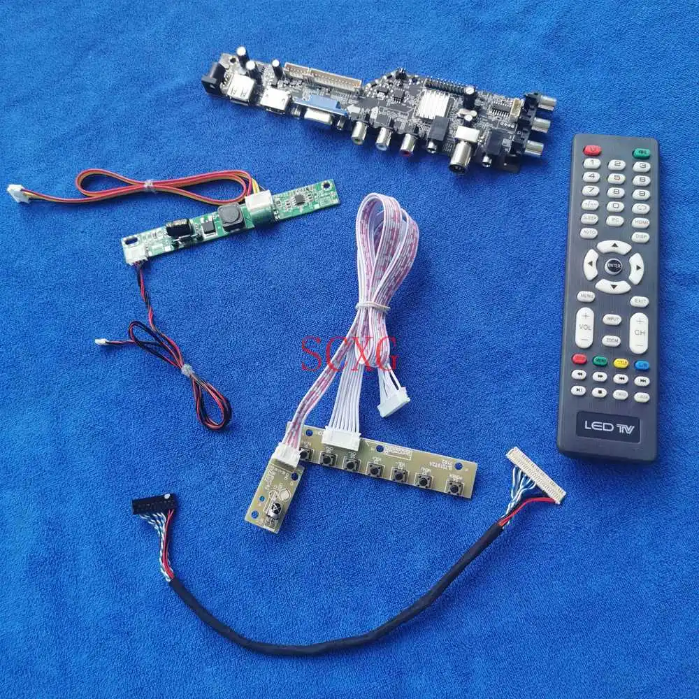 

Совместимому с HDMI USB VGA AV цифровой сигнал DIY Kit LVDS 30 Pin для M280HKJ-L30/M280HKJ-L50 монитор управляющая плата ЖК-дисплей/светодиодный 1920*1080