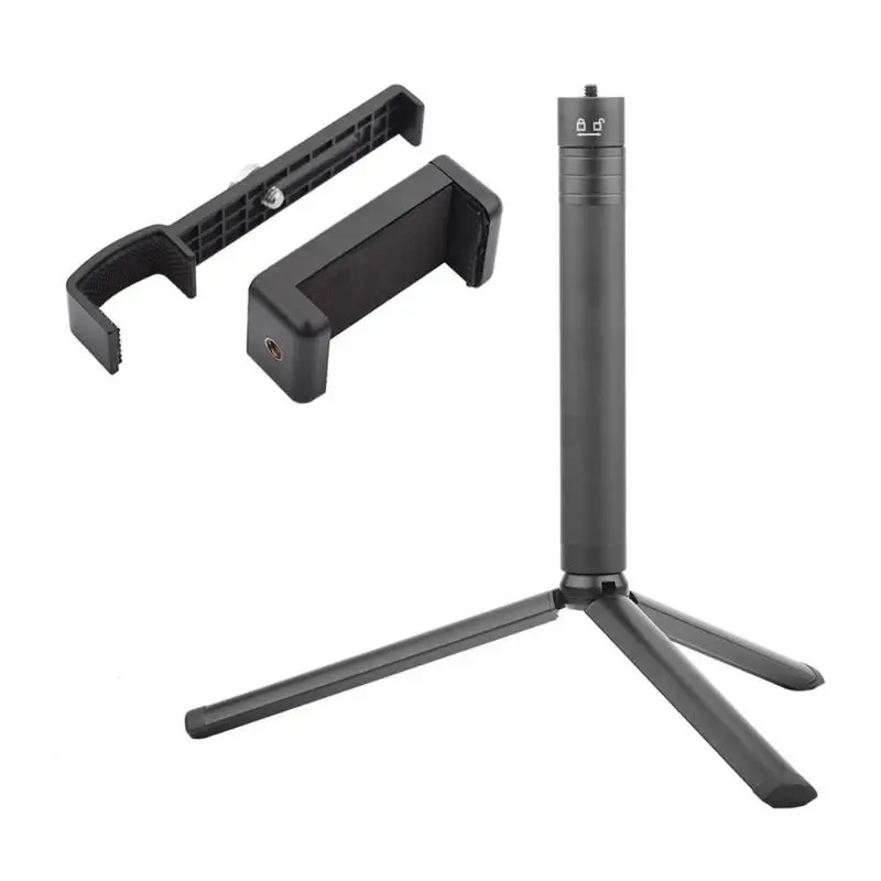 Tripod w Bar Holder Селфи-палка Удлинительный Полюс адаптер крепление Ручной Стабилизатор селфи палка удлинительная палка стержень для DJI OSMO Экшн-камера Gimbal - Цвет: Tripod w Bar Holder