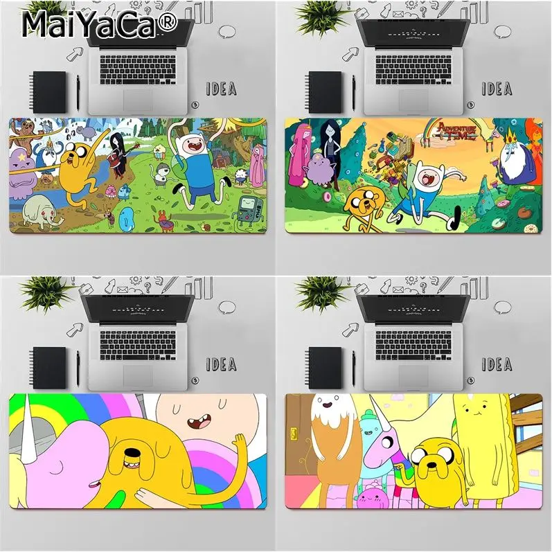 

Maiya adventure time Beemo BMO Jake Gamer Speed Mice Retail Small Rubber Mousepad Free Shipping Large Mouse Pad Keyboards Mat