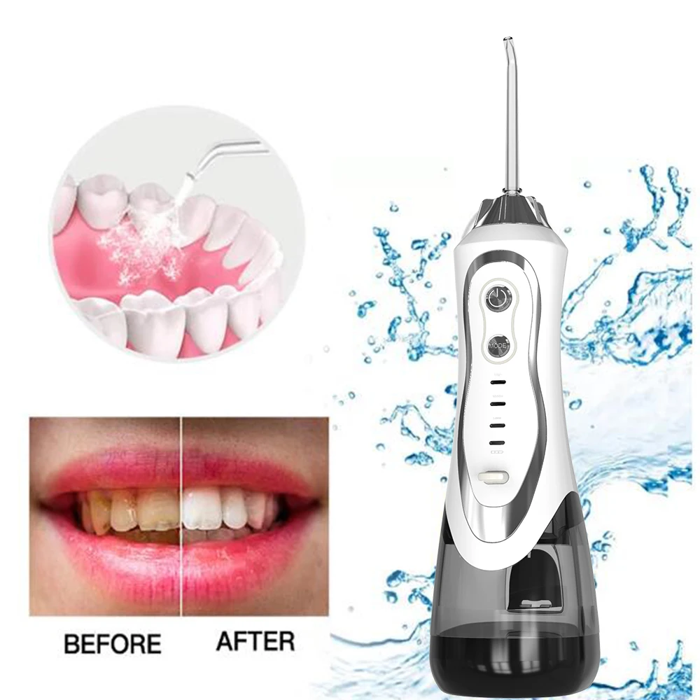 

Oral Irrigator USB Rechargeable hqd Teeth Whitening 300ml Dental Water Flosser Jet Irrigator Dental Teeth Cleaner Irrigador Oral