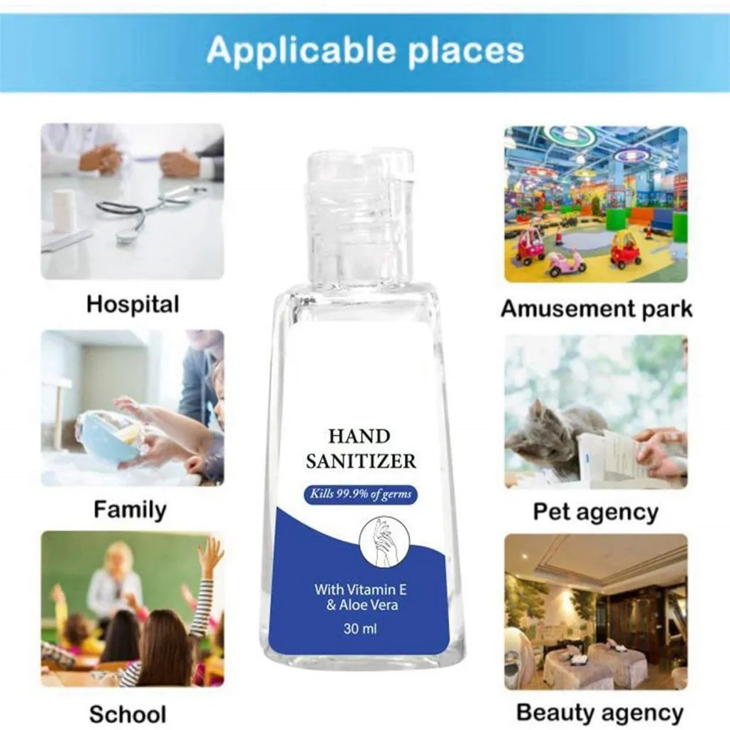 Портативный Быстросохнущий дезинфицирующее средство для рук не моющийся