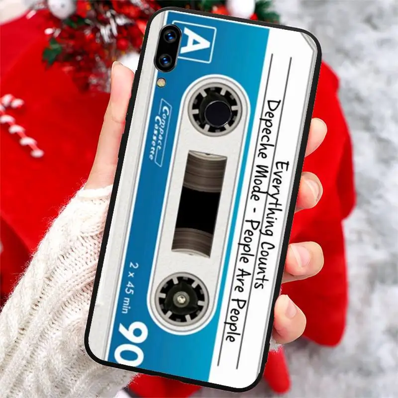 

Retro Magnetic tape Phone Case For Xiaomi Redmi note 7 8 9 t k30 max3 9 s 10 pro lite