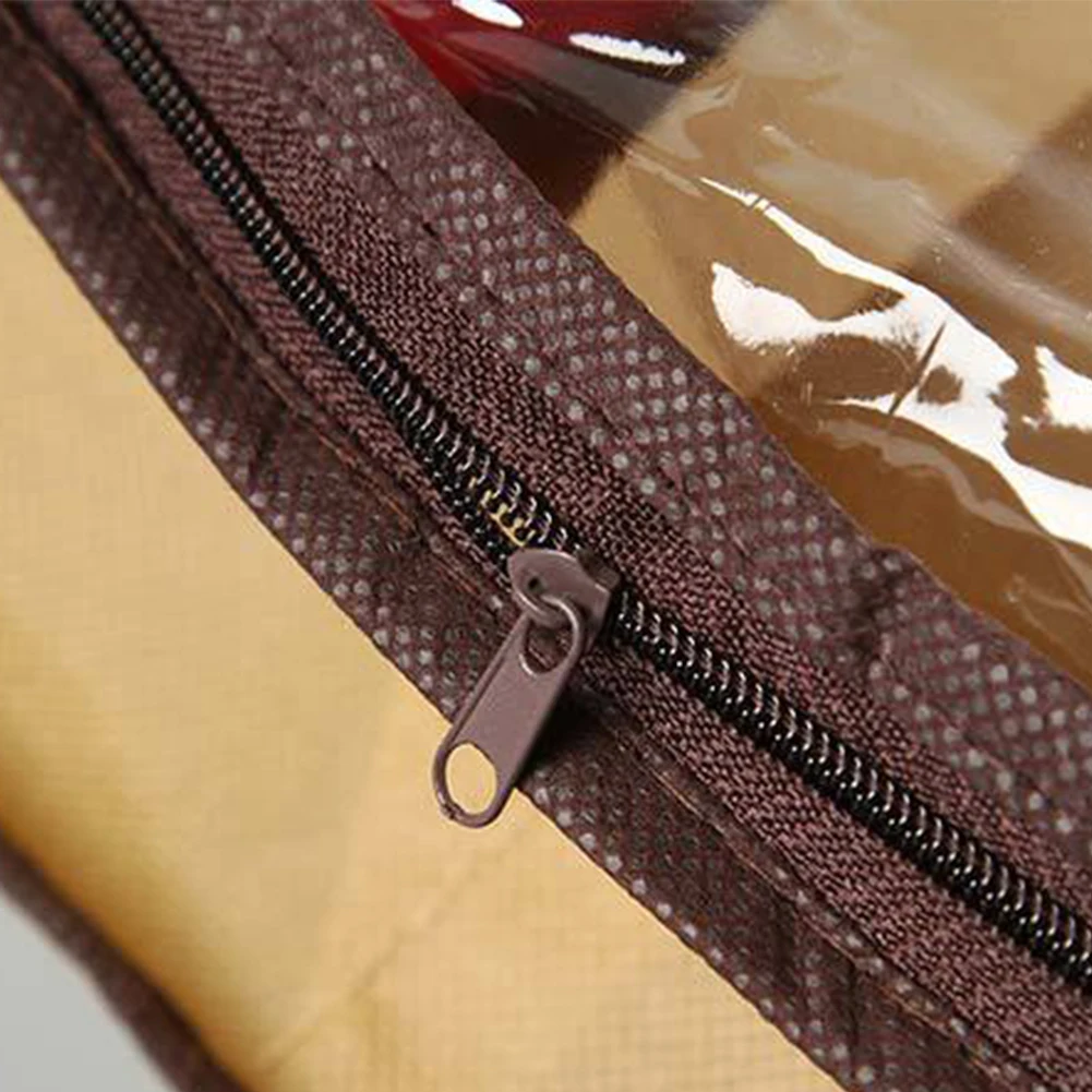 12 пар моющихся сумок на молнии для домашнего хранения экономия места под