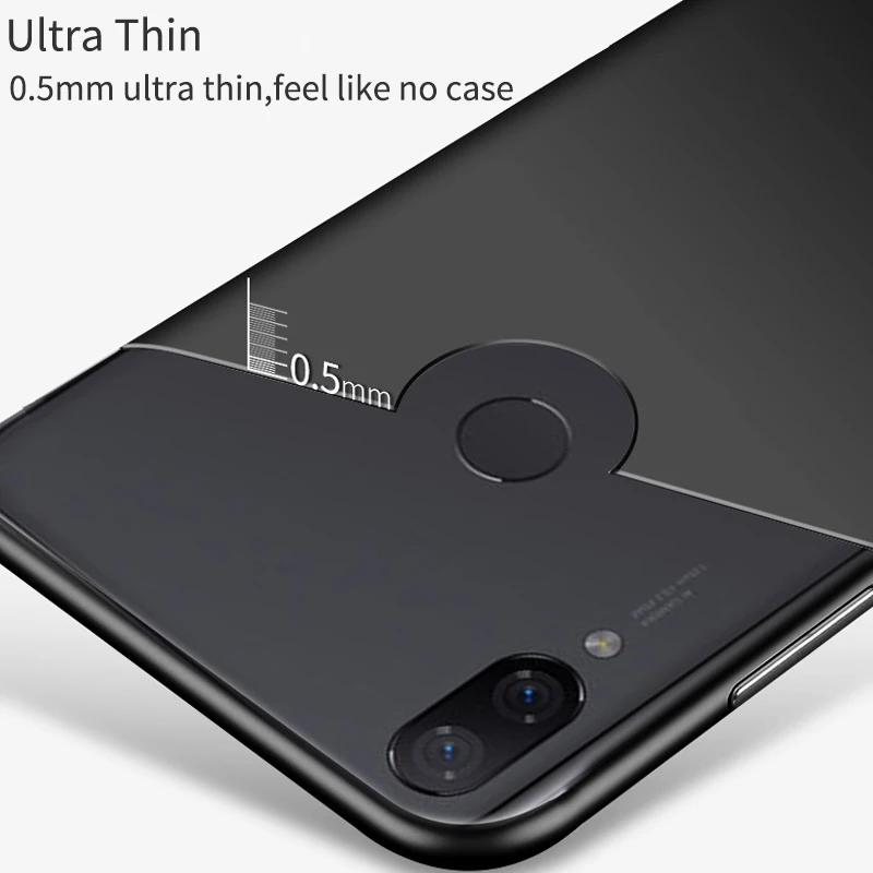 Для RedMi Note8P Note8 Note7 чехол для телефона Тонкий Жесткий ПК грязеотталкивающий задний
