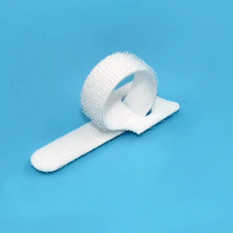 10 шт. 12*150 мм нейлоновые многоразовые ремешки для кабелей с отверстиями ушей белые