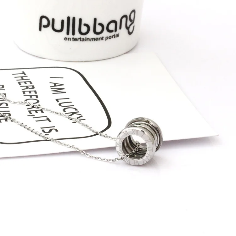 Модное классическое ожерелье из австрийской черно белой керамической титановой