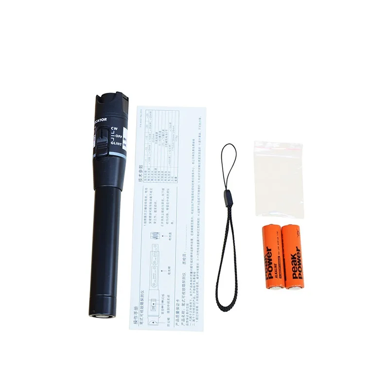 FTTH красная лазерная ручка стиль 10 мВт свет тестер волоконно оптического кабеля